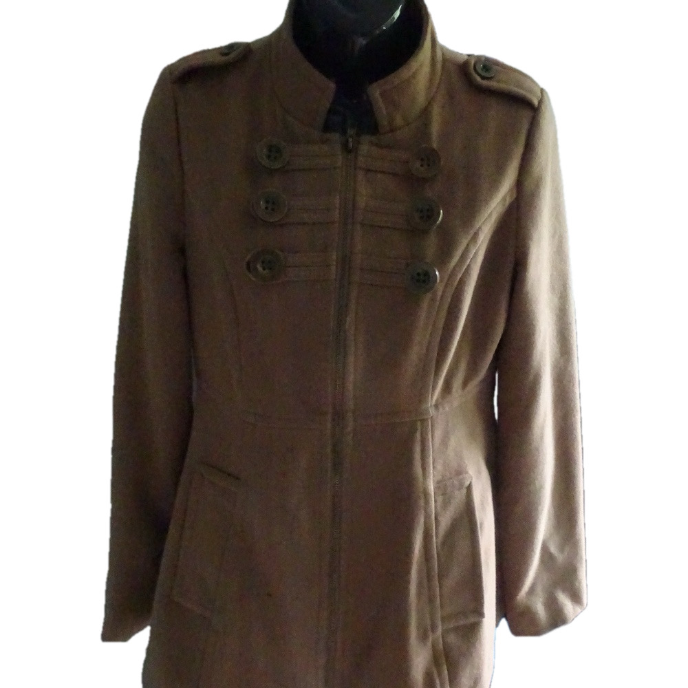 VINTAGE TULLE WOOL COAT